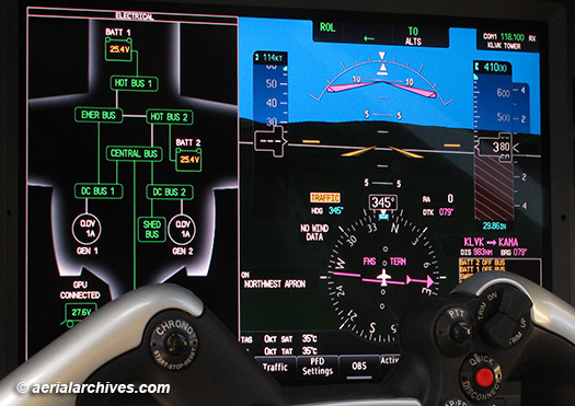 © aerialarchives.com Prodigy Touch, Garmin 3000, Embraer, Phenom 300, instrument panel,  AHLC3895